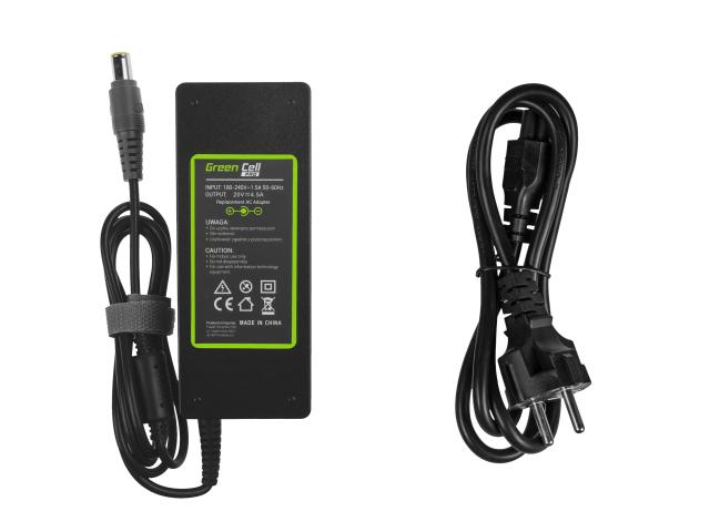 Green Cell PRO Charger / AC Adapter 20V 4.5A 90W for Lenovo B580 B590 ThinkPad T410 T420 T430 T430s T500 T510 T520 T530 X220