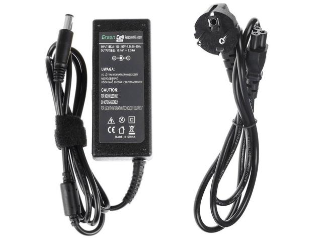 Green Cell PRO Charger AC Adapter for Dell Inspiron 1525 1526 3460 Studio 1535 Vostro 1440 3300 19.5V 3.34A
