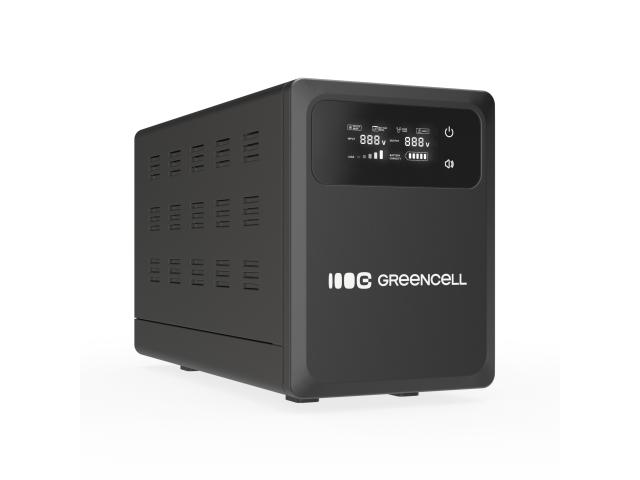 Green Cell Uninterruptible Power Supply UPS 1500VA 1000W with LCD Display