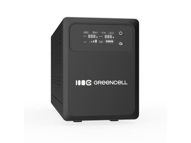 Green Cell Uninterruptible Power Supply UPS 1500VA 1000W with LCD Display