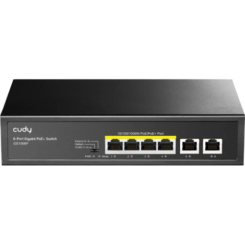 Switch Cudy GS1010P, 8 porturi, PoE