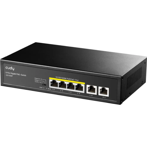 Switch Cudy GS1010P, 8 porturi, PoE