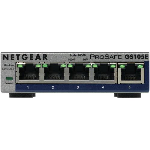 Switch Netgear ProSafe Plus GS105E v2, 5 Porturi
