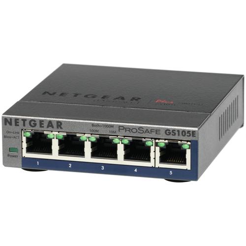Switch Netgear ProSafe Plus GS105E v2, 5 Porturi