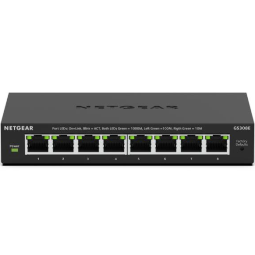 Switch Netgear GS308Ev4, 8 porturi