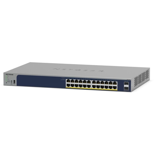 Switch Netgear GS724TPv3, 24 porturi, PoE+
