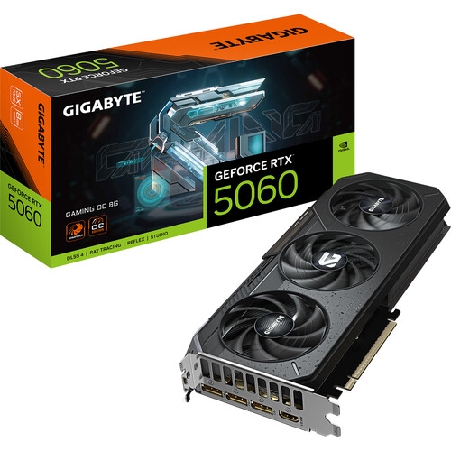 Placa video Gigabyte nVidia GeForce RTX 5060 GAMING OC 8GB, GDDR7, 128 bit