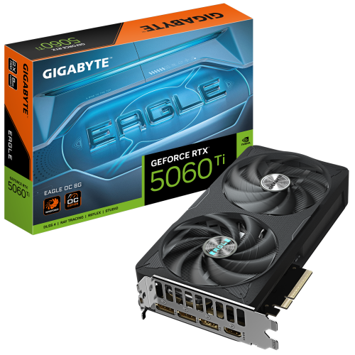 Placa video Gigabyte nVidia GeForce RTX 5060 Ti EAGLE OC 8GB, GDDR7, 128 bit