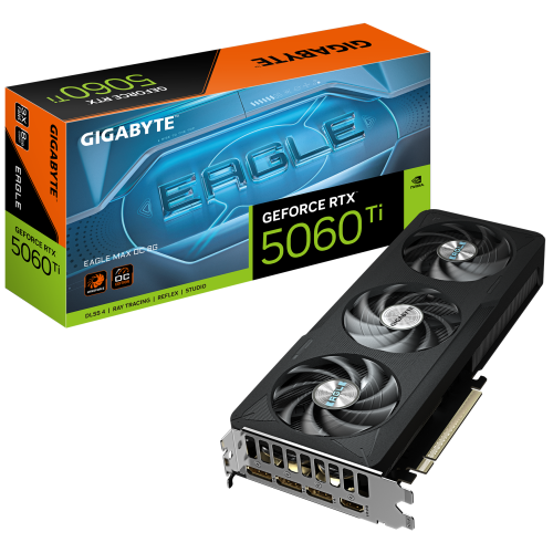 Placa video Gigabyte nVidia GeForce RTX 5060 Ti EAGLE MAX OC 8GB, GDDR7, 128 bit