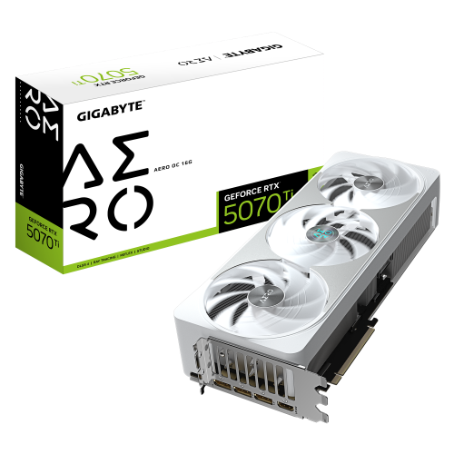 Placa video GIGABYTE nVidia GeForce RTX 5070 Ti AERO OC 16 GB, GDDR7, 256 bit