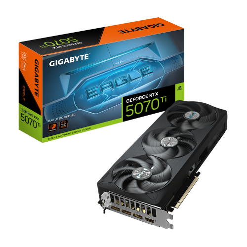 Placa video GIGABYTE nVidia GeForce RTX 5070 Ti EAGLE OC SFF 16 GB, GDDR7, 256 bit