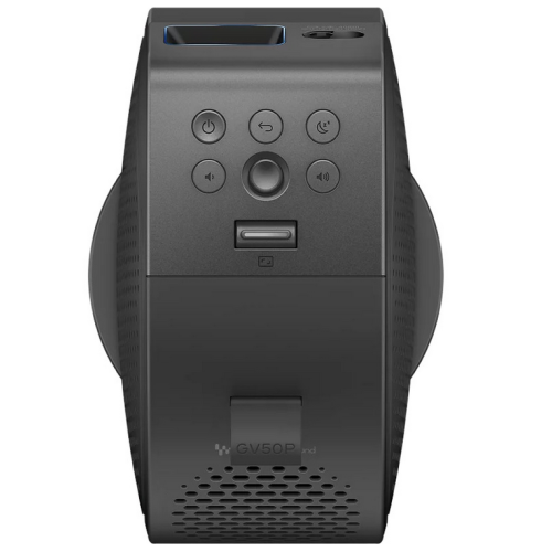 Videoproiector BenQ GV50P, DLP, Full HD, 500lm, HDMI, Wi-Fi, Bluetooth, 16:9, Boxe, Negru 9H.JSR77.50E