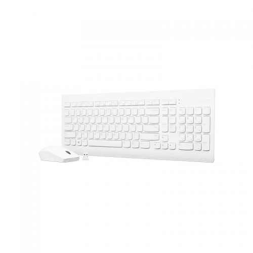 Kit Wireless Lenovo 510 - Tastatura, USB Wireless, White + Mouse Optic, USB Wireless, White