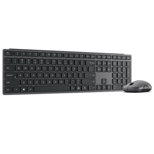 Kit Wireless Lenovo 700 Modern Multi-Device Wireless - Tastatura, USB Wireless/Bluetooth, Luna Grey + Mouse Optic, USB Wireless/Bluetooth, Luna Grey