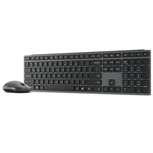 Kit Wireless Lenovo 700 Modern Multi-Device Wireless - Tastatura, USB Wireless/Bluetooth, Luna Grey + Mouse Optic, USB Wireless/Bluetooth, Luna Grey
