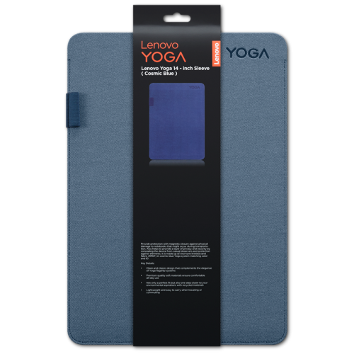 Husa Lenovo Yoga pentru laptop de 14 inch, Cosmic Blue