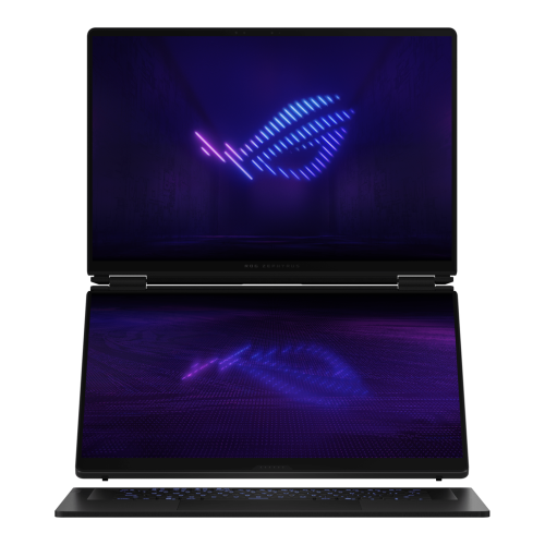 Laptop ASUS ROG Zephyrus Duo 16 (2026) GX651AX-SR075X, Intel Core Ultra 9 386H, 2 x 16 inch Touch, RAM 64GB, SSD 2TB, nVidia GeForce RTX 5090 24GB, Windows 11 Pro, Stellar Grey