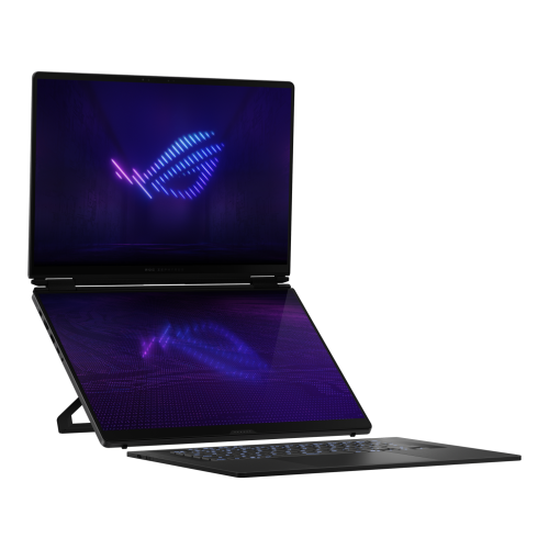 Laptop ASUS ROG Zephyrus Duo 16 (2026) GX651AX-SR075X, Intel Core Ultra 9 386H, 2 x 16 inch Touch, RAM 64GB, SSD 2TB, nVidia GeForce RTX 5090 24GB, Windows 11 Pro, Stellar Grey