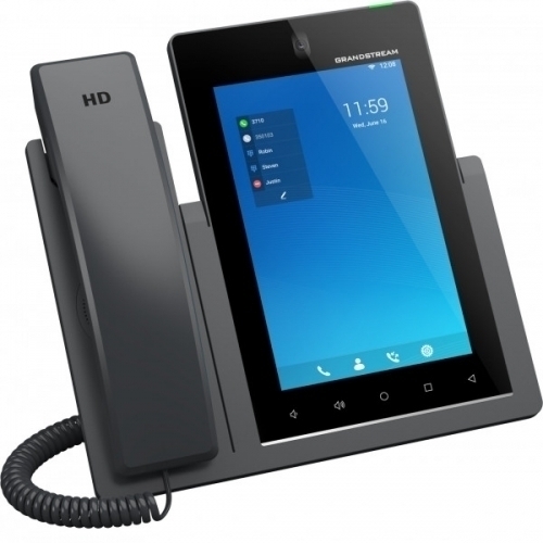 Telefon IP Grandstream GXV3470, 16 conturi SIP, 16 linii, PoE, Dark Gray