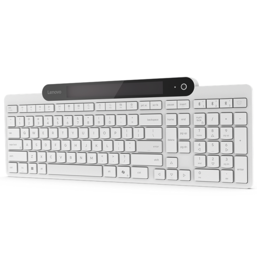 Tastatura Lenovo 800 Self-Charging, Bluetooth, White