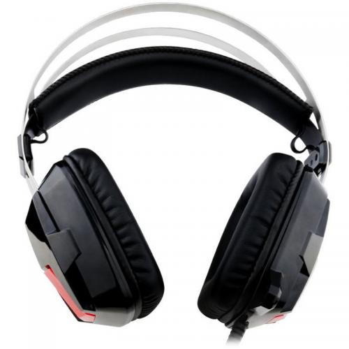 Casti cu microfon Redragon Lagopasmutus2, 3.5mm jack, Black-Red