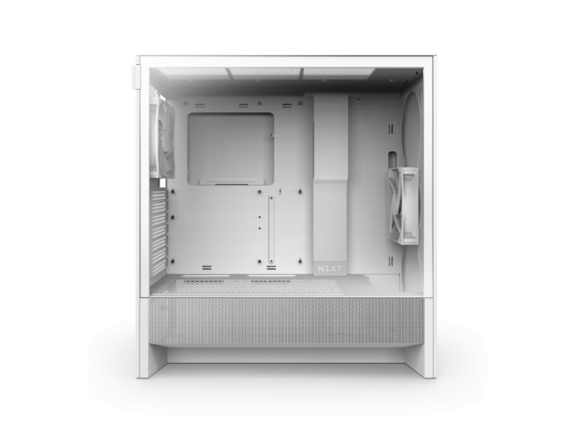 NZXT PC case H5 Flow midi tower white window