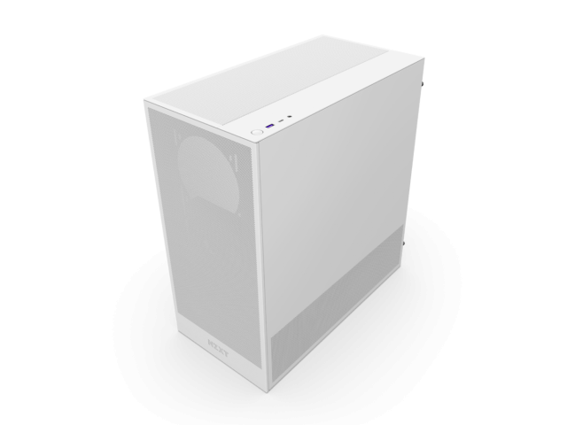NZXT PC case H5 Flow midi tower white window