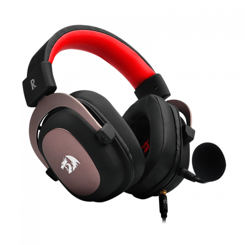 Casti cu microfon Redragon Zeus H510, USB-A/3.5mm jack, Black-Red