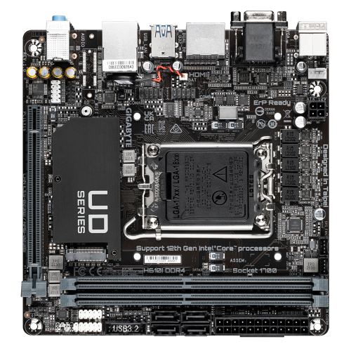 Placa de baza Gigabyte H610I DDR4, Intel H610, Socket 1700, mITX
