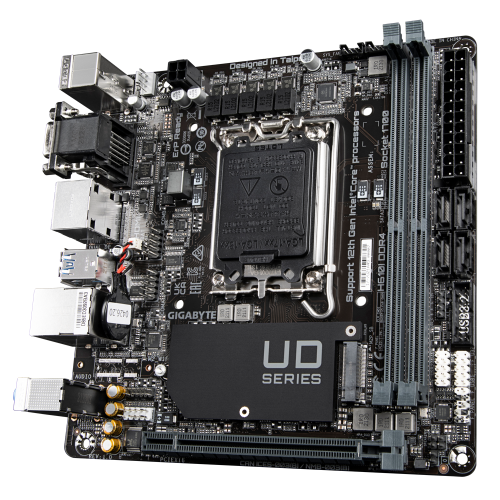 Placa de baza Gigabyte H610I DDR4, Intel H610, Socket 1700, mITX
