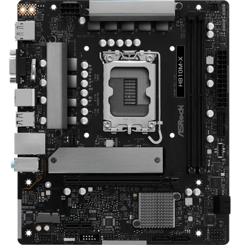 Placa de baza ASRocK H810M-X, Intel H810, Socket 1851, mATX