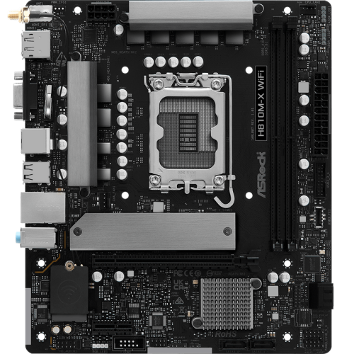 Placa de baza ASRocK H810M-X WiFi, Intel H810, Socket 1851, mATX