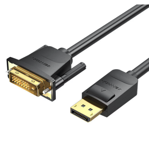 Cablu Vention HAFBH, DisplayPort male - DVI-D male, 2 m, Black