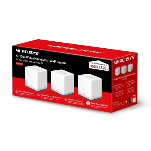MERCUSYS HALO H30 WHOLE MESH WIFI 3PK 