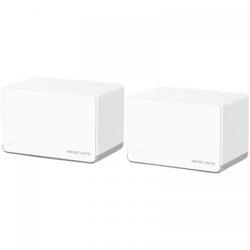 Router wireless Mercusys Halo H80X, 3x LAN, 2 bucati