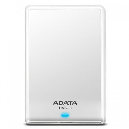 Hard Disk portabil A-Data HV620S, 1TB, USB 3.0, 2.5inch, White
