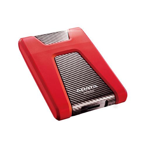 Hard Disk Portabil Adata Durable HD650, 1TB, USB 3.1, 2.5inch, Red
