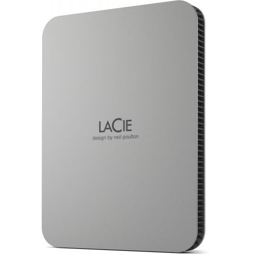 Hard Disk portabil LaCie by Seagate Mobile Drive V2 1TB, USB 3.0, 2.5inch, Moon Silver