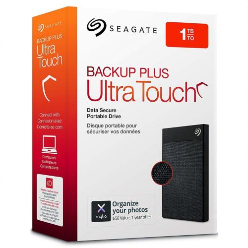 Hard Disk Portabil Seagate Backup Plus Touch, 2TB, USB 3.0, 2.5inch, Black