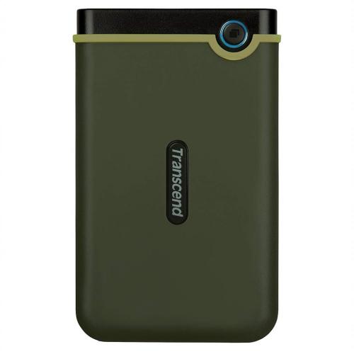 Hard Disk portabil Transcend StoreJet 25M3, 2TB, USB 3.1, 2.5inch, Military green