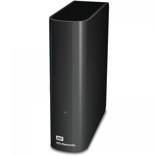 Hard Disk portabil Western Digital Elements WDBWLG0040HBK 4TB, USB 3.0, 3.5 inch, Black