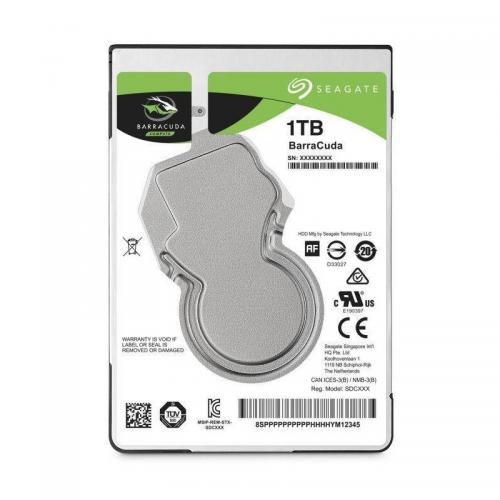 Hard Disk Seagate BarraCuda 1TB, SATA3, 128MB, 2.5inch