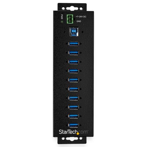 Hub USB Startech HB30A10AME, 10x USB 3.2 gen 1, Black