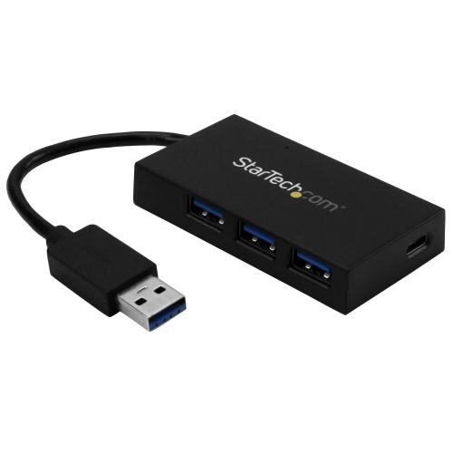 Hub USB Startech HB30A3A1CSFS, 4x USB 3.2 gen 1, Black