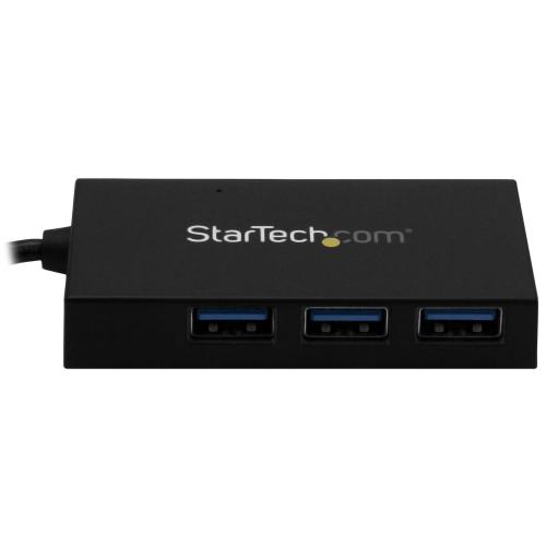 Hub USB Startech HB30A3A1CSFS, 4x USB 3.2 gen 1, Black