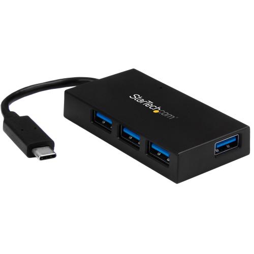 Hub USB Startech HB30C4AFS, 4x USB 3.0, Black