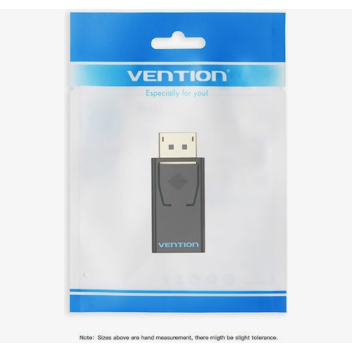 Adaptor Vention HBKB0, DisplayPort male - HDMI female, Black