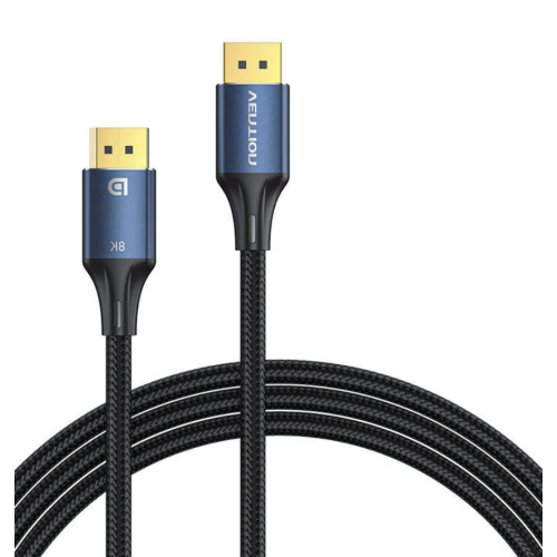 Cablu Vention HCELG, DisplayPort male - DisplayPort male, 1.45 m, Black-Blue