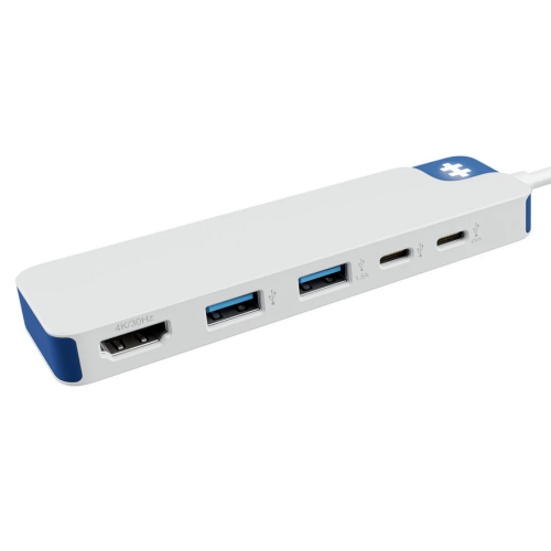 Docking Station Targus HyperDrive Flex 5, White-Blue