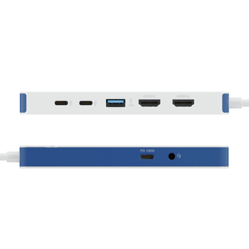 Docking Station Targus HyperDrive Flex 9, White-Blue